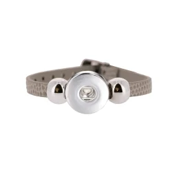 Bracelet Snap Léa gris