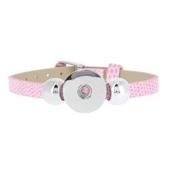 Bracelet Snap Léa rose