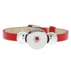 Bracelet Snap Léa rouge