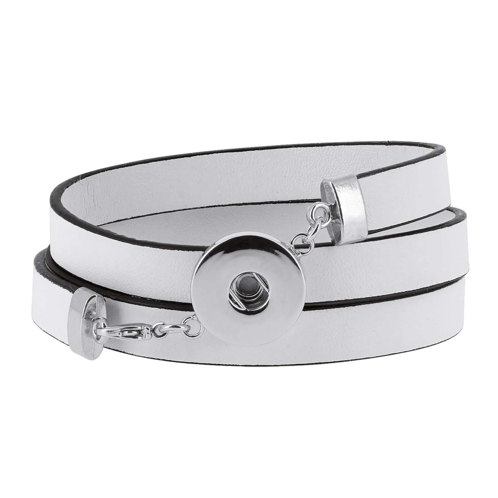 Bracelet Snap Lacey blanc