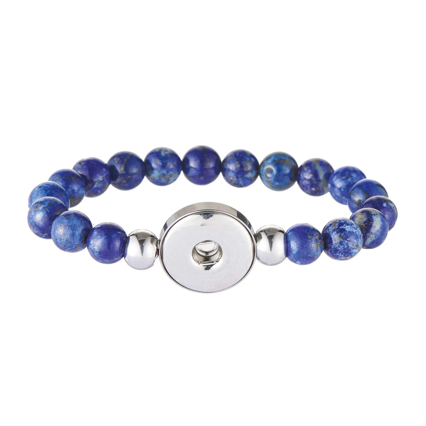Bracelet Snap lapis lazuli