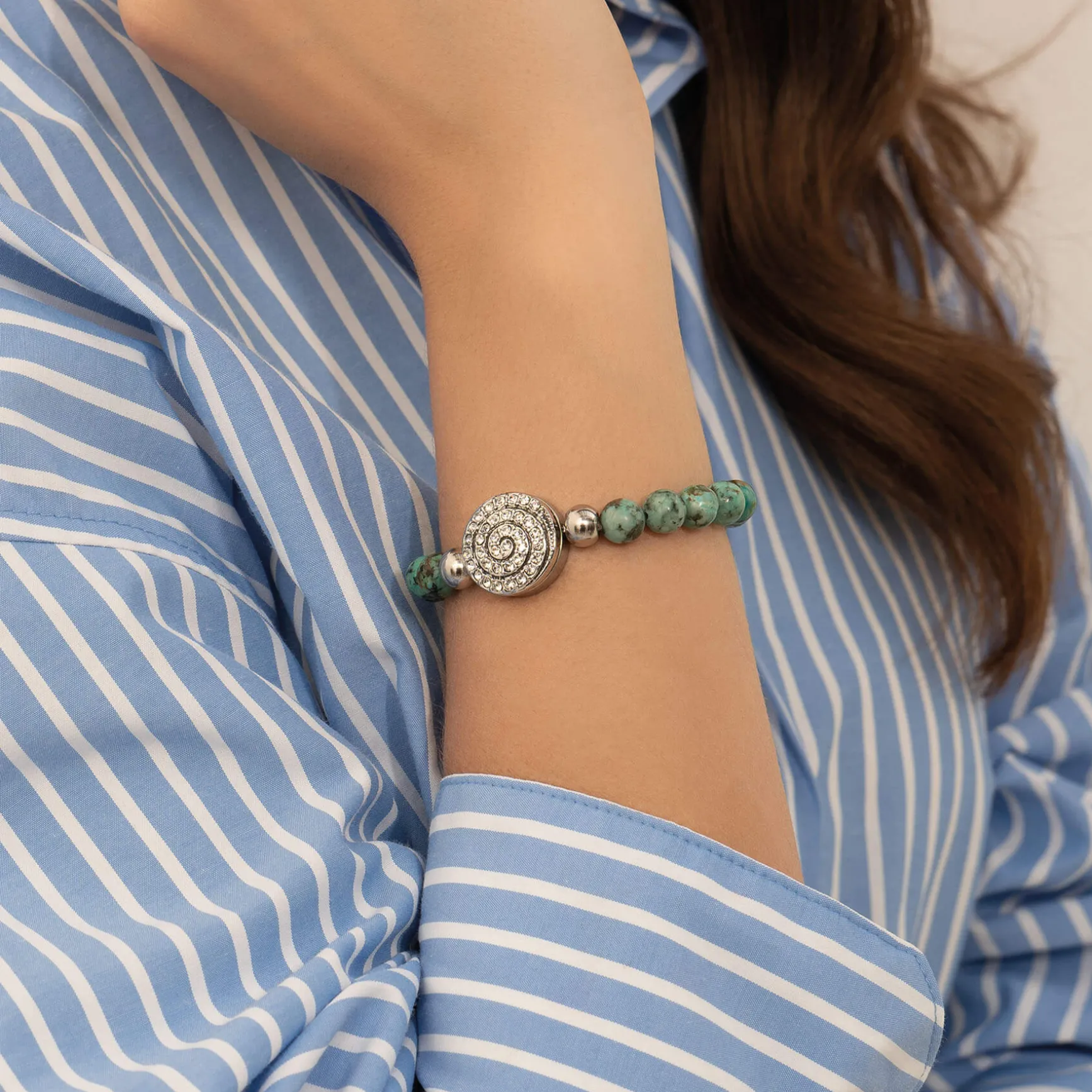 Bracelet Snap Pin africain