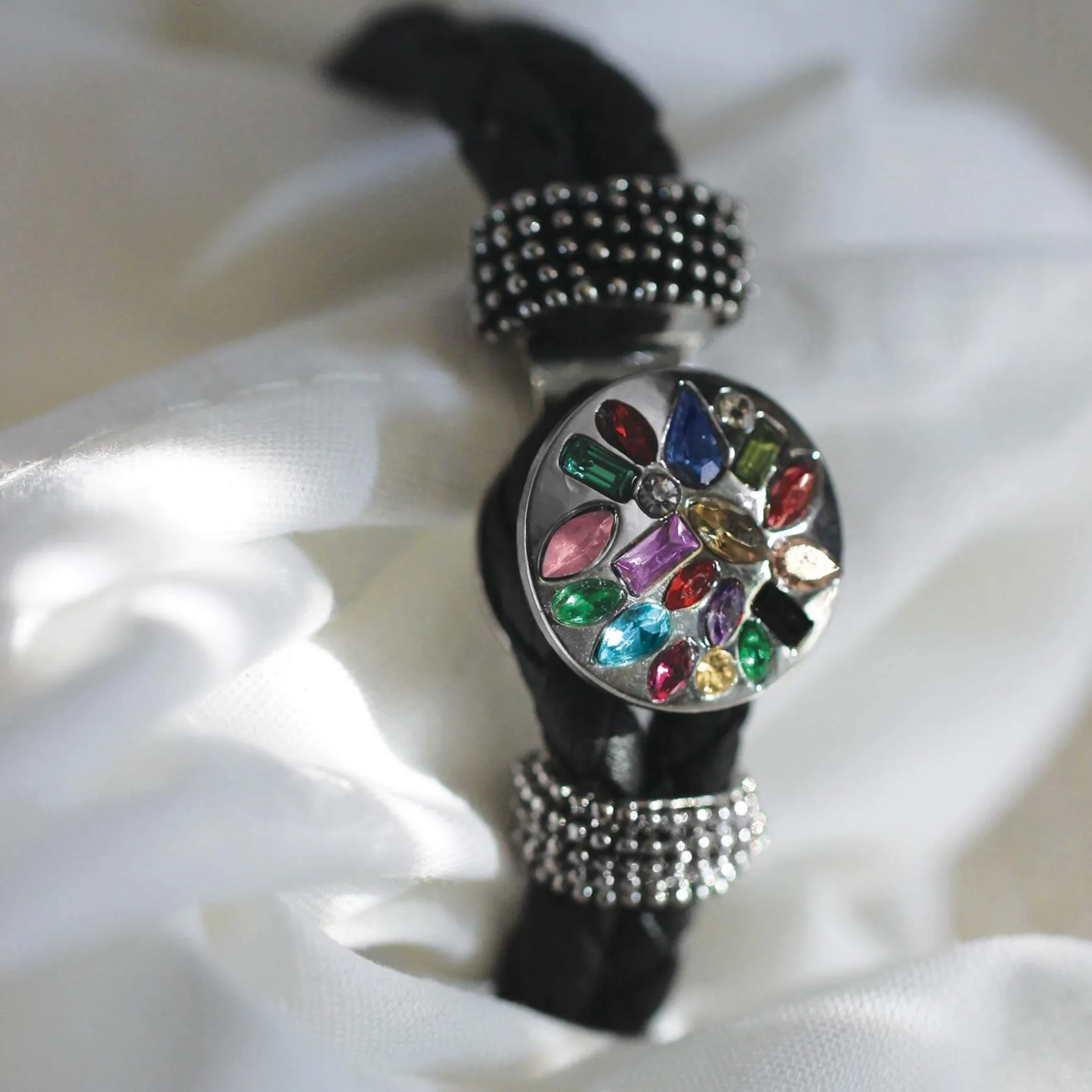 Bracelet Snap Solo noir
