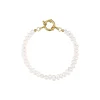 Bracelet Tahoré Perles nacre acier doré or