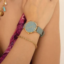 Bracelet Torsada acier doré or