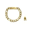 Bracelet Victor acier doré or