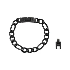Bracelet Victor acier noir