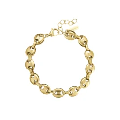 Bracelet Yako acier doré or