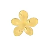 Broche Victoria acier doré or