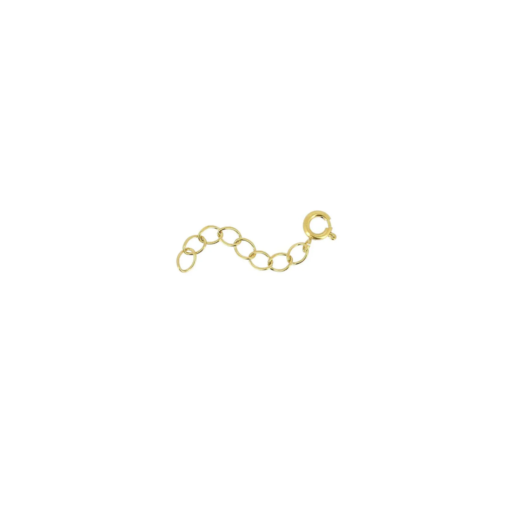 Chaine d'ajustement 3cm acier doré or