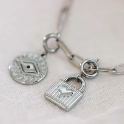 Charm acier Cadenas