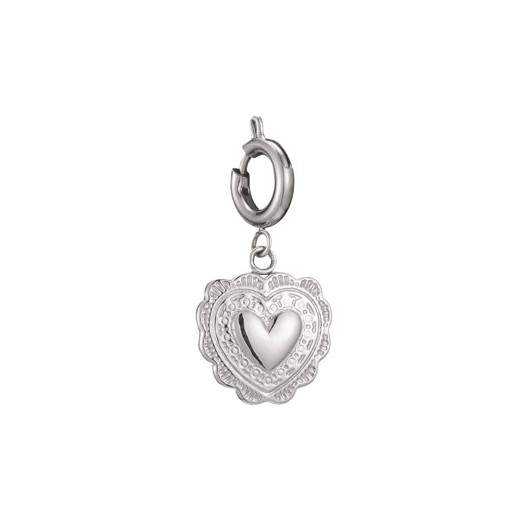 Charm acier coeur 2