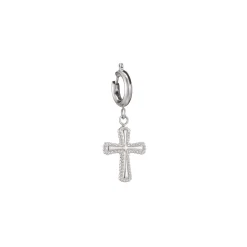 Charm acier Croix