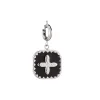 Charm acier Médaille croix