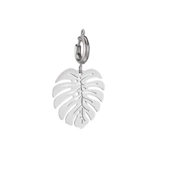Charm acier Monstera