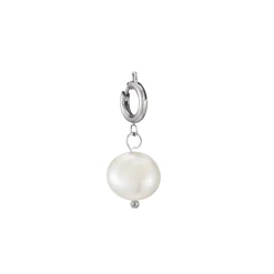 Charm acier Perle en nacre
