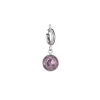 Charm acier Rose