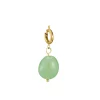 Charm Aventurine acier doré or