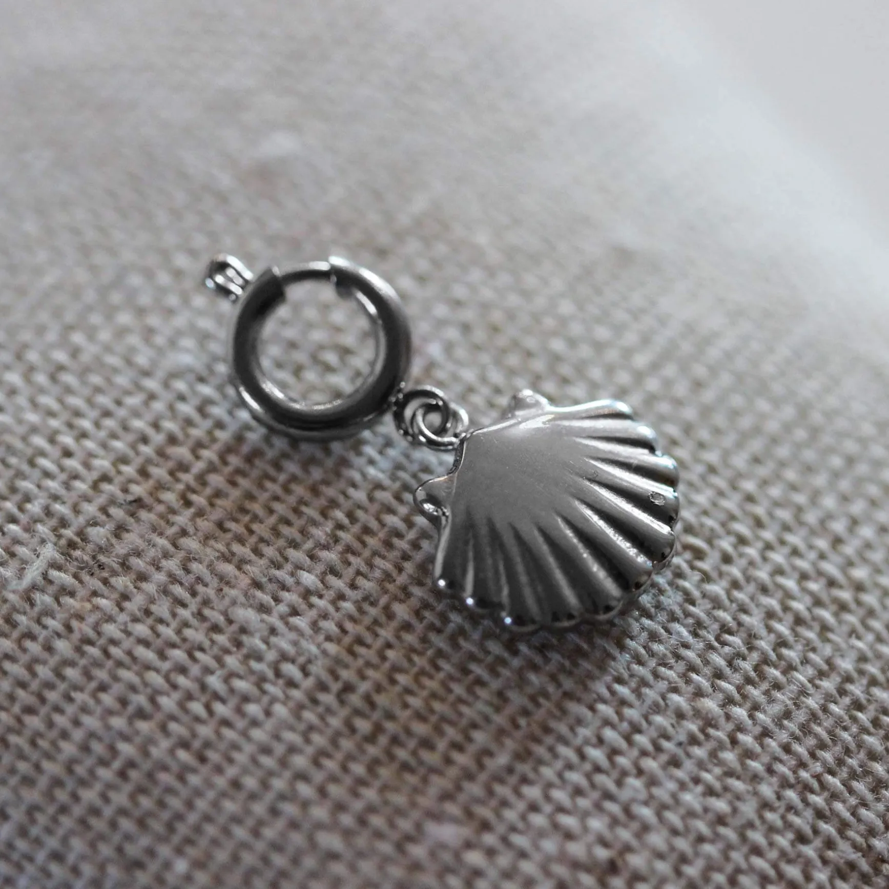 Charm Coquillage acier