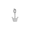 Charm Couronne acier