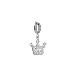 Charm Couronne acier