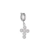 Charm Croix acier