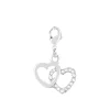 Charm Double coeur