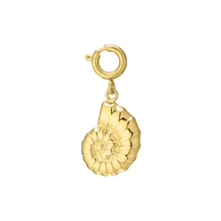 Charm Escargot  acier doré or