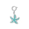 Charm Etoile de mer acier argenté