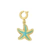 Charm Etoile de mer acier doré or