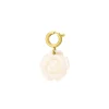 Charm Rose nacre acier doré or