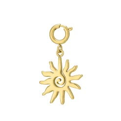 Charm Sunny acier doré or