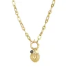 Collier Amok acier doré or