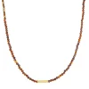 Collier Amour Oeil du tigre