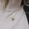 Collier Art M1 acier doré or