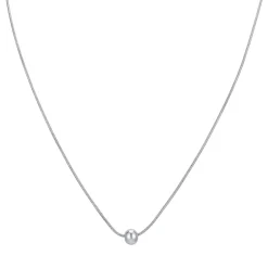 Collier Asio acier argenté