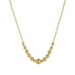 Collier Bellinda acier doré or