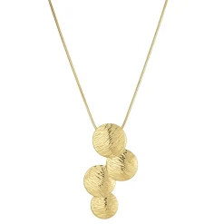 Collier Bloom acier doré or