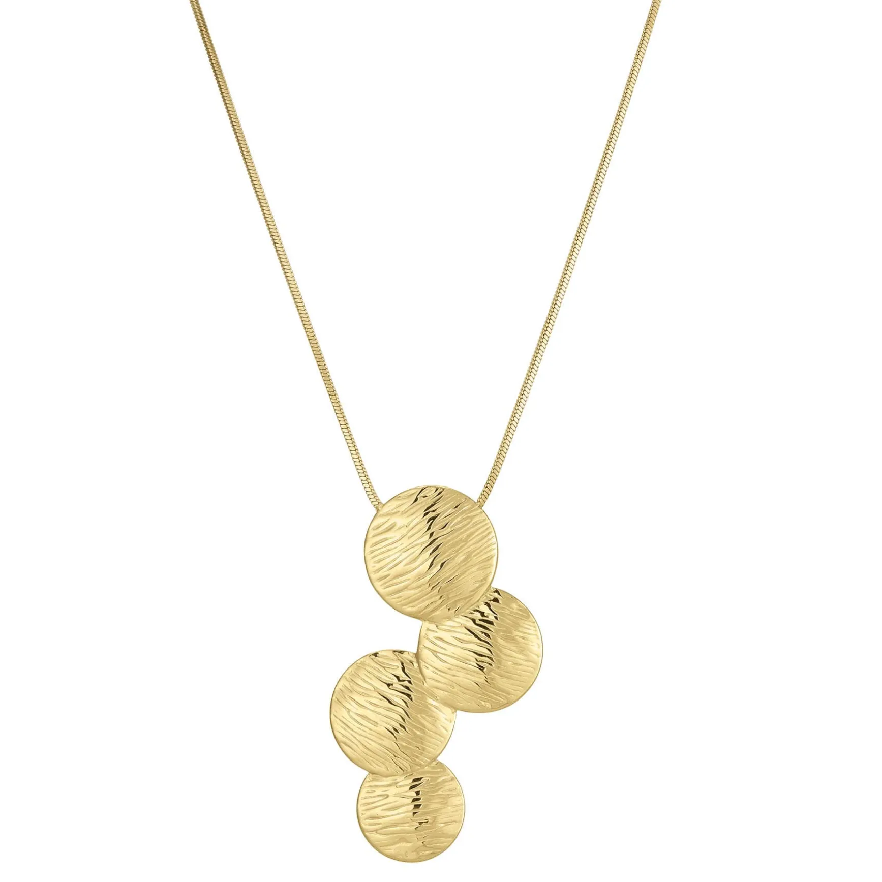 Collier Bloom acier doré or