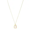 Collier Cadenas nacre doré or