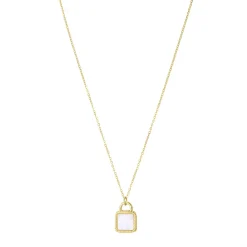 Collier Cadenas nacre doré or