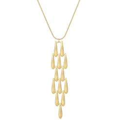 Collier Calliope acier doré or