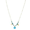 Collier Cancun Pierres Apatite bleue
