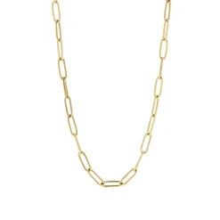 Collier Chaine acier doré or Luza Charms