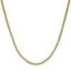 Collier chaine Lausanne acier doré or