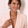 Collier Charlène acier doré or
