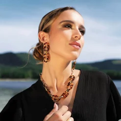 Collier charlotte acier doré or