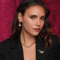 Collier Coralie acier doré or