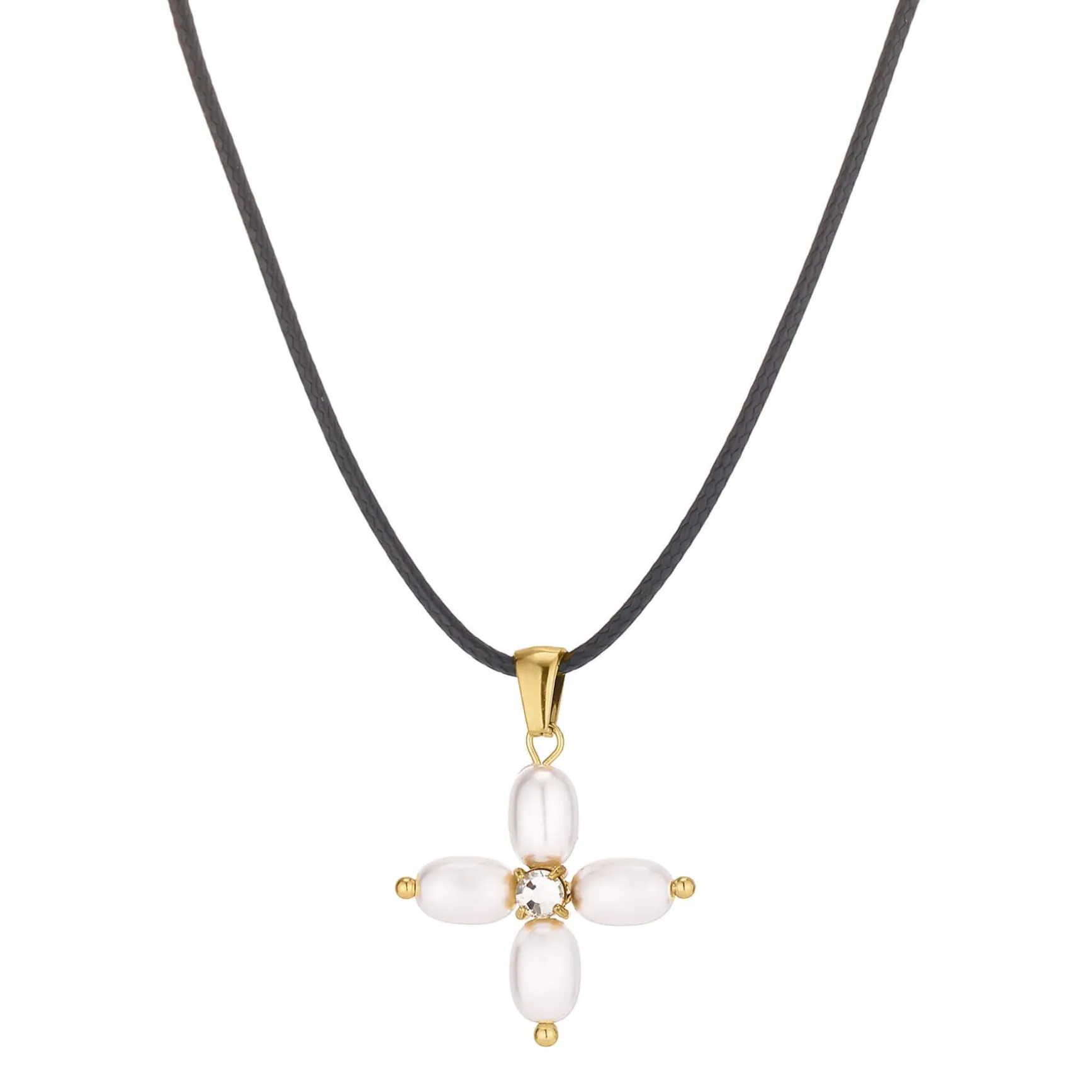 Collier Coralie acier doré or