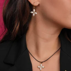 Collier Coralie acier doré or